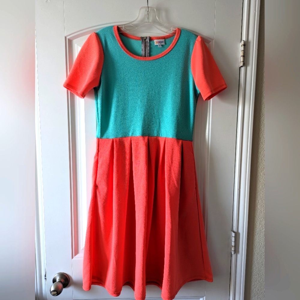 LuLaRoe two tone dress